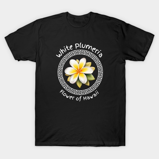 White Plumeria T-Shirt by Hayden Mango Collective 